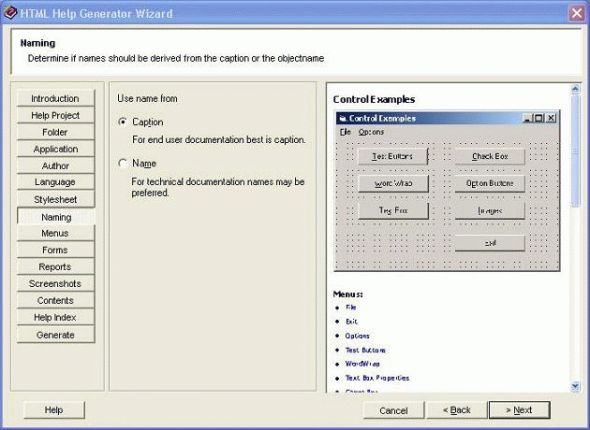 Help Generator for Visual Studio 2005 Screenshot