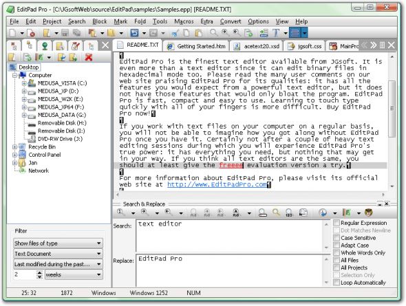 EditPad Pro Screenshot