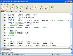 Quick Batch File Compiler Screenshot