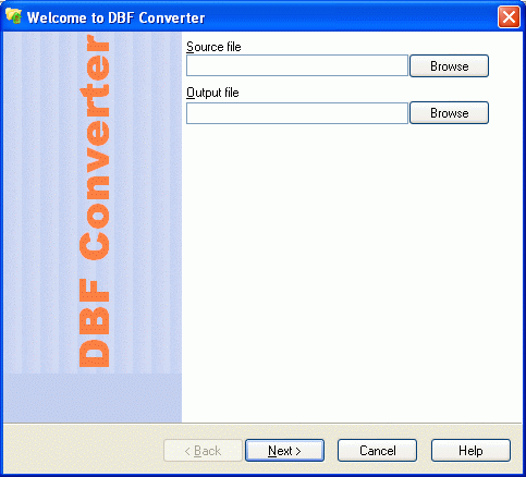 DBF Converter Screenshot