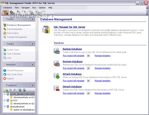 SQL Management Studio for SQL Server Screenshot