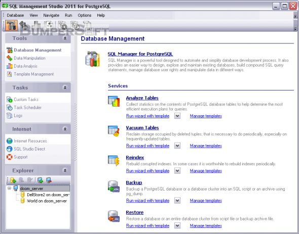 SQL Management Studio for PostgreSQL Screenshot