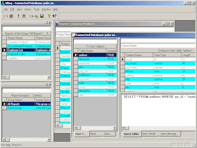 Database DBxq Screenshot