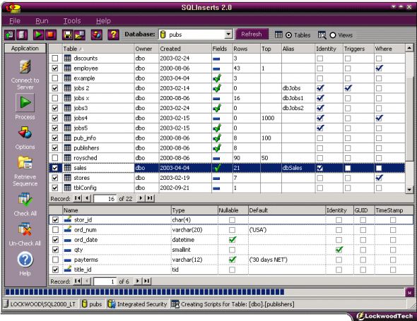 ApexSQL Script Screenshot