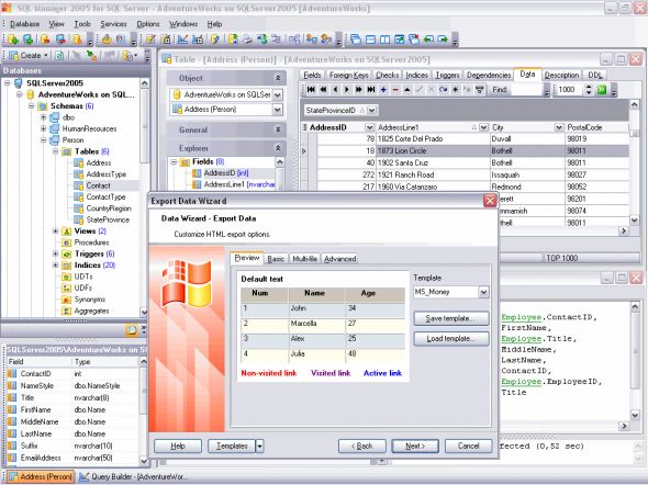 EMS MS SQL Manager Screenshot