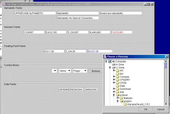 Magi Toolkit for Java Screenshot