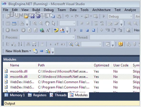 Microsoft Visual Studio 2010 Professional Screenshot