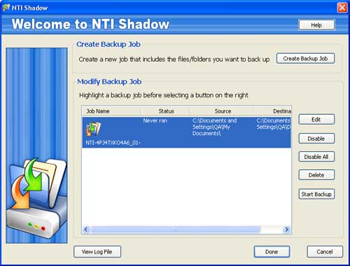 NTI Shadow Screenshot
