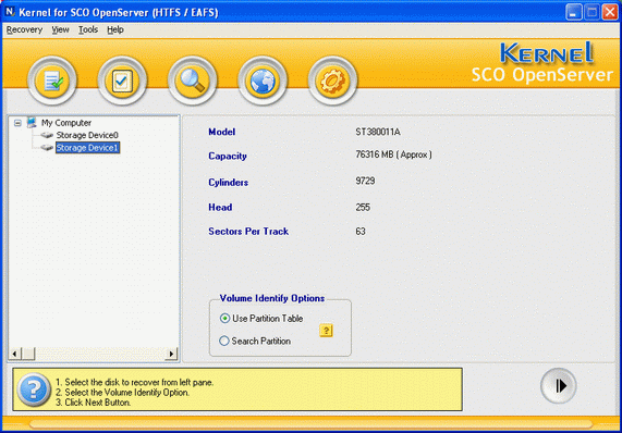 Kernel for SCO OpenServer (HTFS/EAFS) Screenshot