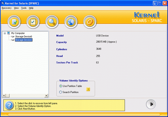 Kernel for Solaris (SPARC) Screenshot