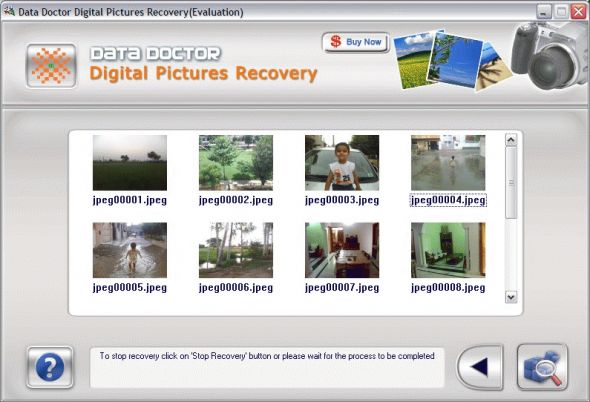 Data Doctor Recovery Digital Pictures Screenshot