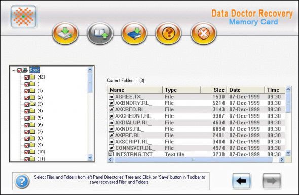 Data Doctor Recovery Memory Card Screenshot