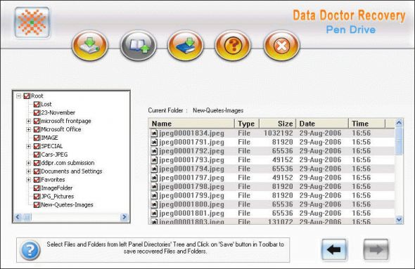 Data Doctor Recovery Pen Drive Screenshot