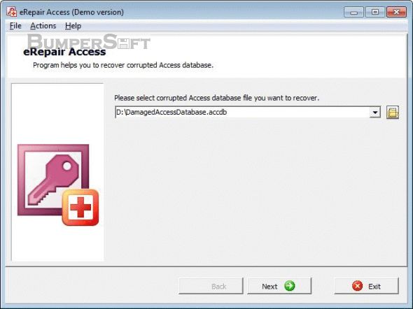 eRepair Access Screenshot