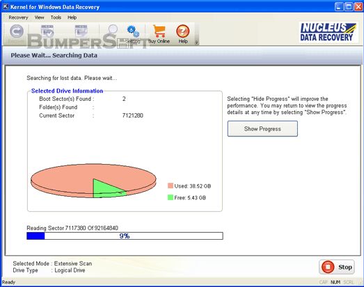 Kernel for Windows Data Recovery Screenshot