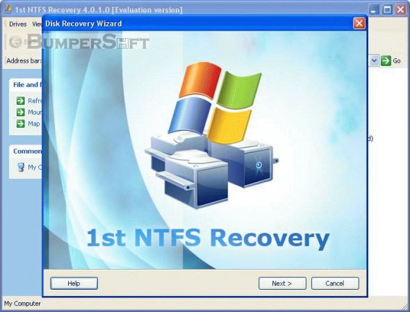 1st NTFS Recovery Screenshot