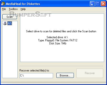 MediaHeal for Diskettes Screenshot