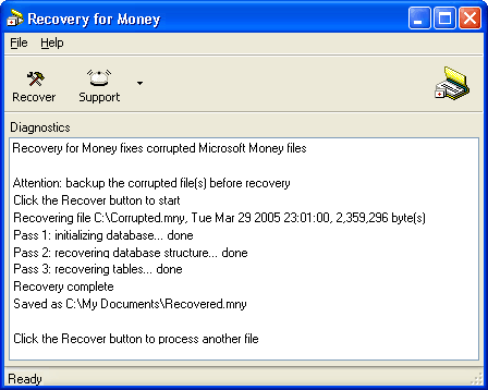 Recovery for Money Screenshot