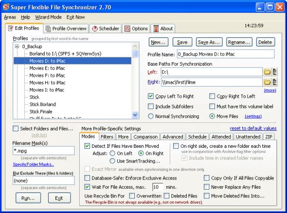 Super Flexible File Synchronizer Screenshot