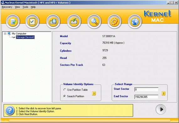 Nucleus Kernel Macintosh Screenshot