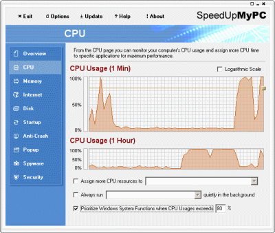 SpeedUpMyPC Screenshot