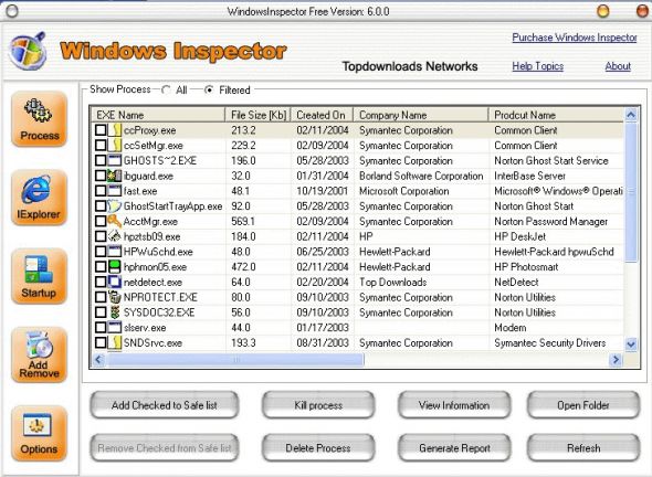 Windows Inspector Screenshot