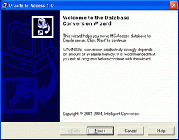 Oracle-to-Access Screenshot