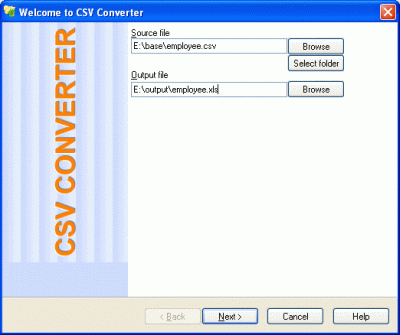 Advanced CSV Converter Screenshot