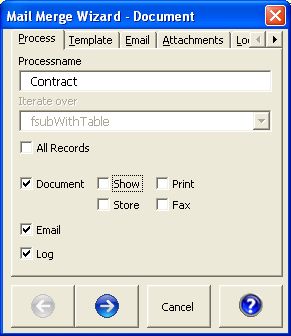 Mail Merge for Microsoft Access Screenshot