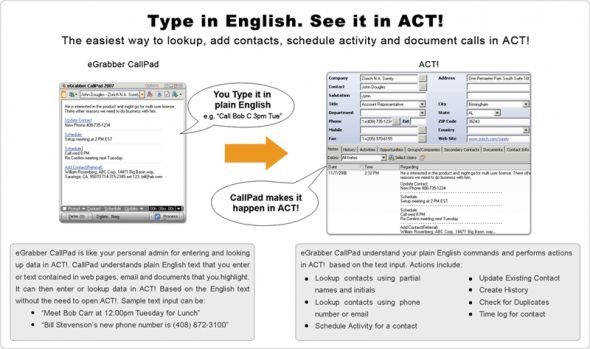 AddressGrabber Suite for ACT! Screenshot