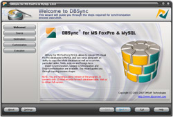 DBSync for FoxPro & MySQL Screenshot