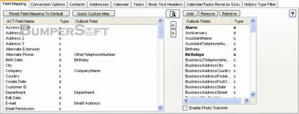 123 Synchronizer for ACT and Outlook Screenshot