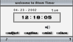 Atom Timer Screenshot