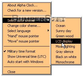 Alpha Clock Screenshot