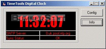 TimeTools Digital Clock Screenshot