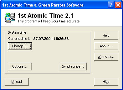 1st Atomic Time Screenshot
