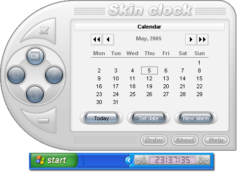 Skin Clock Screenshot