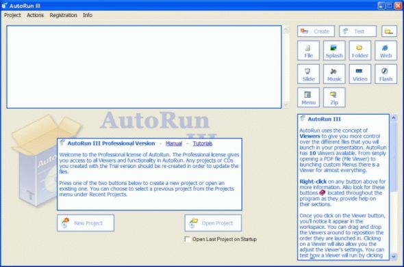 AutoRun Screenshot