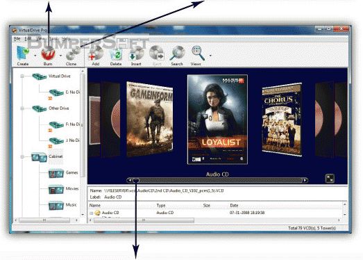 VirtualDrive Pro (formerly GameDrive) Screenshot