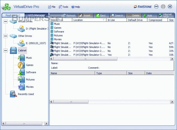 VirtualDrive Pro Screenshot