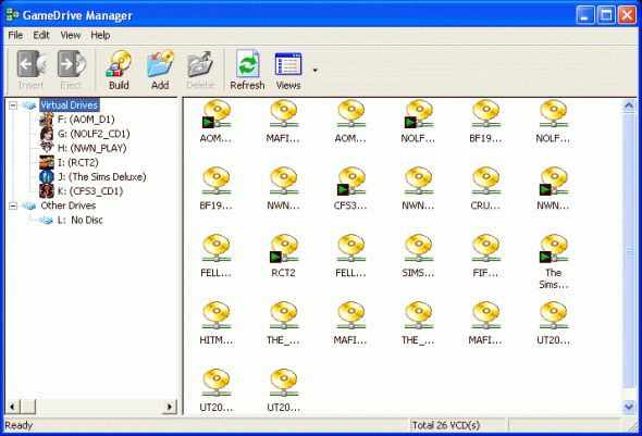 GameDrive CD/DVD Emulator Screenshot
