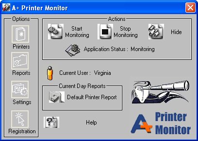 A+ PrinterMonitor Screenshot