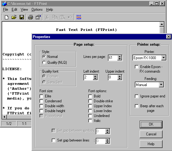 10-Strike FTPrint Screenshot