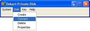 Dekart Private Disk Multifactor Screenshot