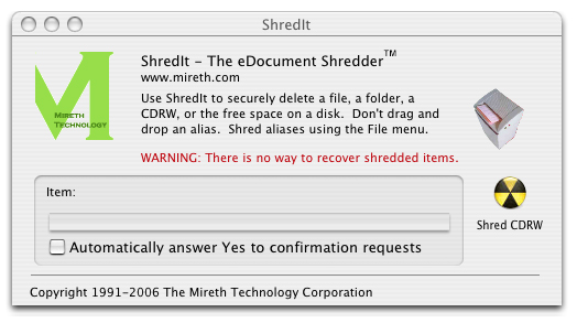 ShredIt X Screenshot