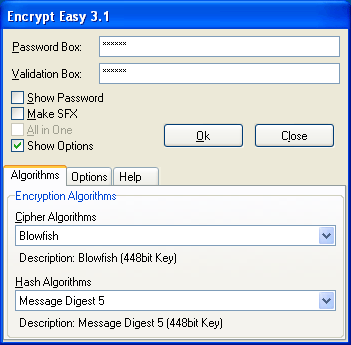 Encrypt Easy Screenshot