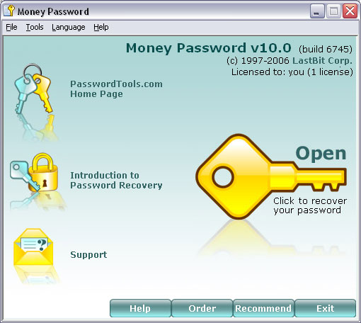 Money Password Screenshot