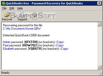 QuickBooks Key Screenshot