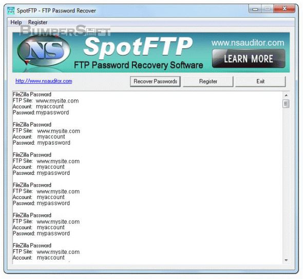SpotFTP Screenshot