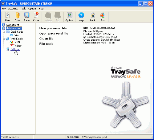Tray Safe Screenshot
